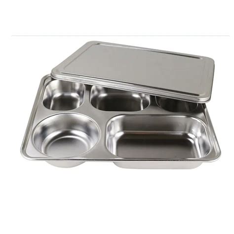 divided bento box stainless steel|reusable stainless steel food containers.